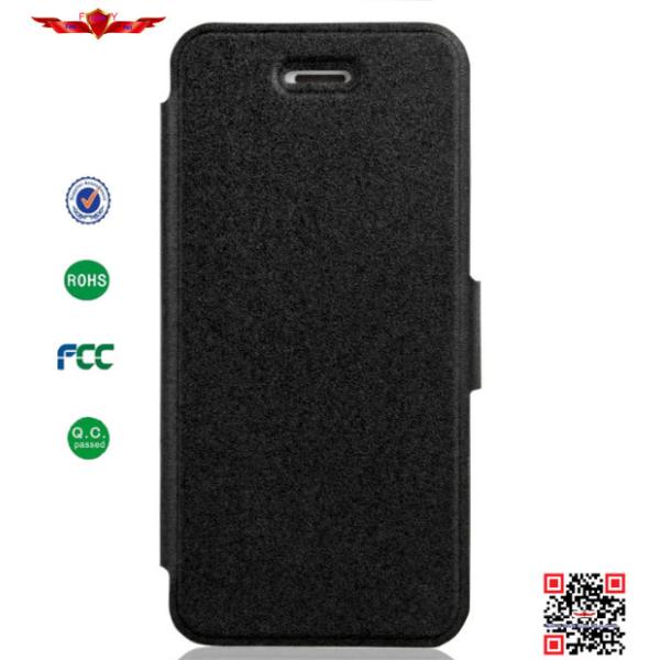 Hot Selling 100% Qualify Colorful PU Wallet Leather Cover Case For Iphone 5 5S Durable