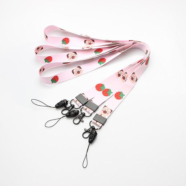 Cellphone accessories Universal mobile phone carrier Quick-Release Nylon Necklace/Wrist strap promotional printed