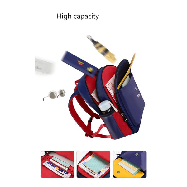 NHB326 Nohoo PU polyester Waterproof Child Book Bag Durable School Bags for Student