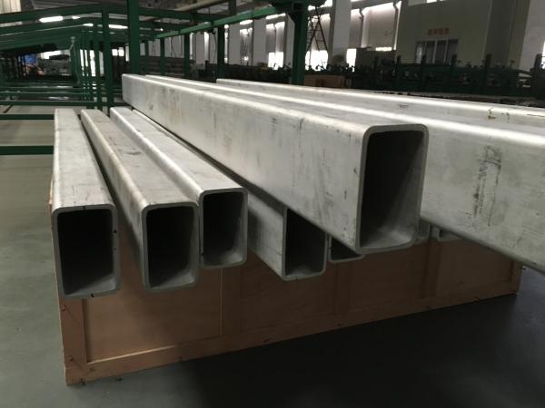 Rectangular Welded Stianless Steel Tube , ASTM A554 Welded Stainless Steel Tubing
