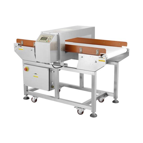 Detector de metais de alta precisão para alimentos Molho aquático Bolinhos de peixe congelado Detector de metais para a indústria alimentar