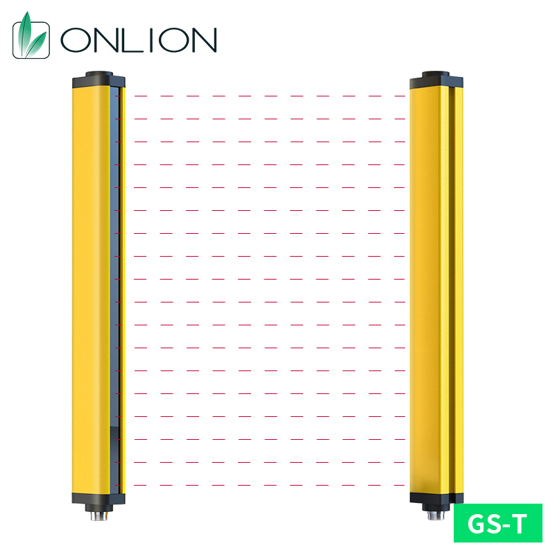 IP65 220V Safety Light Curtains Bracket Mount 360 Viewing Angle For Industrial Equipment