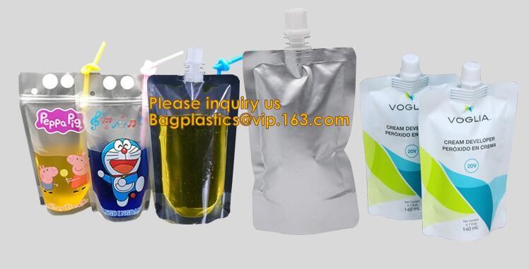 споут сумка хорошая для упаковки жидкостей 16.9оз 5,3 кс 8,9 дюйма, склянки мешка ликера выпивая, многоразовая жидкостная сумка Споут, БПА