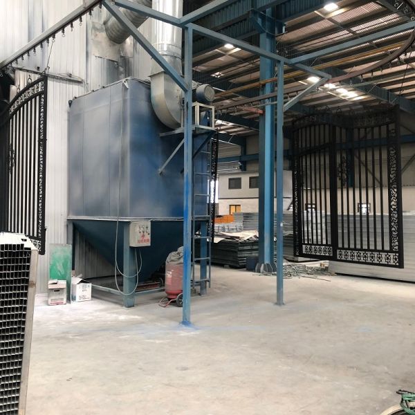 Workshop Steel Partition Wrought Iron Fence Powder Coated Fence
