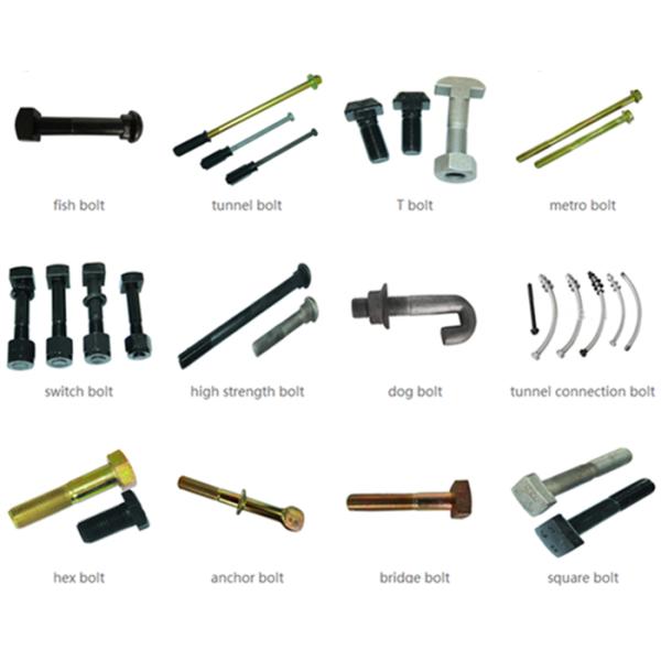 Рыбы шеи HDG овальные покрывают болт куя стандартный сорт 5 AREMA