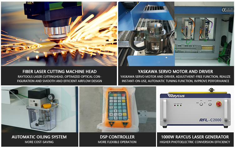 автомат для резки 40000mm/Min лазера волокна металла CNC 6020 6000W