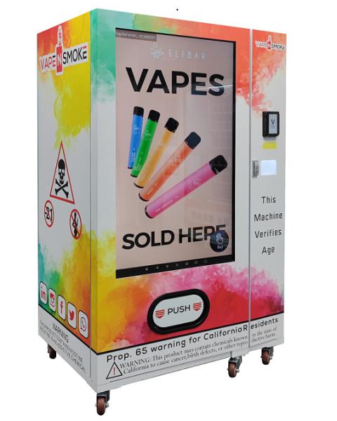55 Inch Touch Screen Advertising  Vending Machine And Card Readers