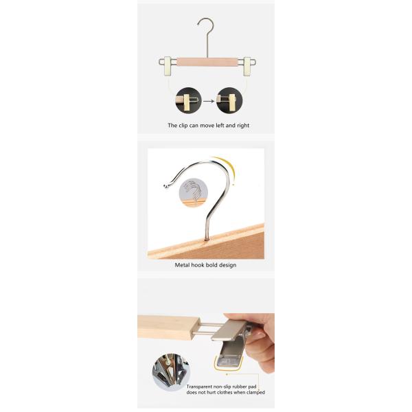 Твердые деревянные вешалки костюма производят шкаф вешалки брюк для магазина одежды