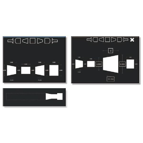 H3  220V 380V Step Down Grinder Machine , Stable CNC Profile Grinding Machine