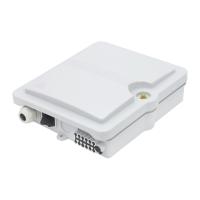 12 caixa terminal portuária IP65 dos materiais FTTH do ABS do PC impermeável