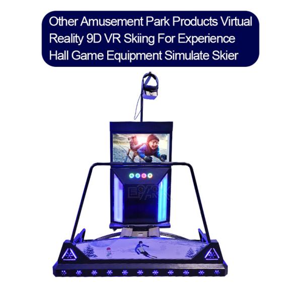 1 Palyer AC 220V 9D VR Simulator 8G Virtual Reality Ski Machine