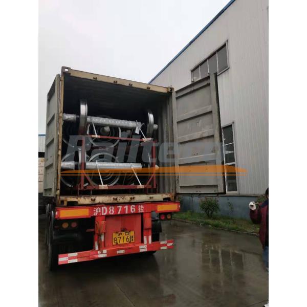 Freight Wagons Railroad Wheels And Axles Good Mechanical Properties