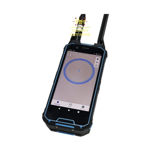 Handheld Drone Detector with UAV Spectrum Detection Protocol Analysis Remote ID Recognition and Real Time Trajectory Tracking up to 3KM Range