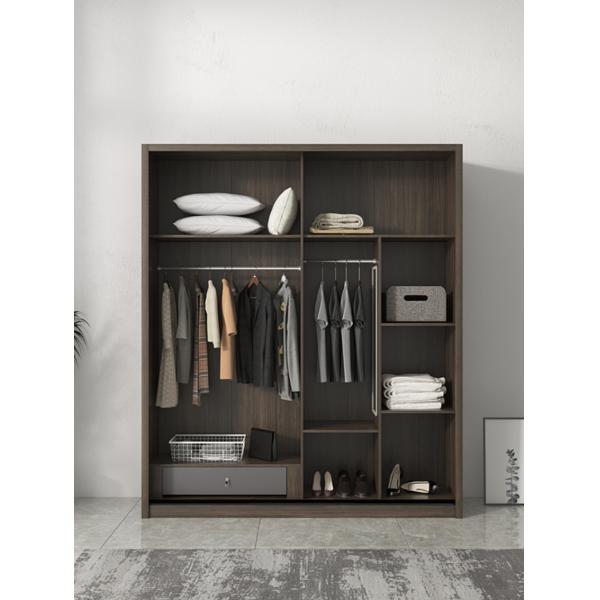 Patten Chipboard Plywood Modern Bedroom Wardrobe 2 Door Sliding Wardrobe