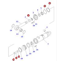 707-01-02040 7070102040 Tilt And Pitch Cylinder Seal Kit For KOMATSU WD600-1