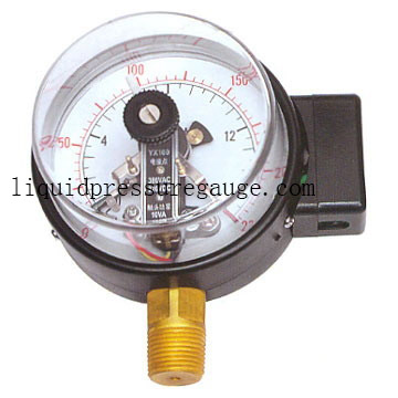 Magnetic 2.5in 16 Bar Electric Contact Pressure Gauges 1/2