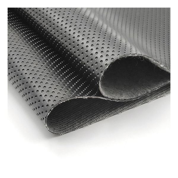 Wear Resisting Pvc Punched Leather Artificial Synthetic Leather Luggage Bag Chair Sofa Leather Fabric