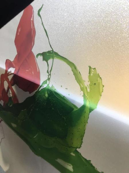 A privacidade protege o pvc do filme da janela geou a etiqueta para a decoração de vidro