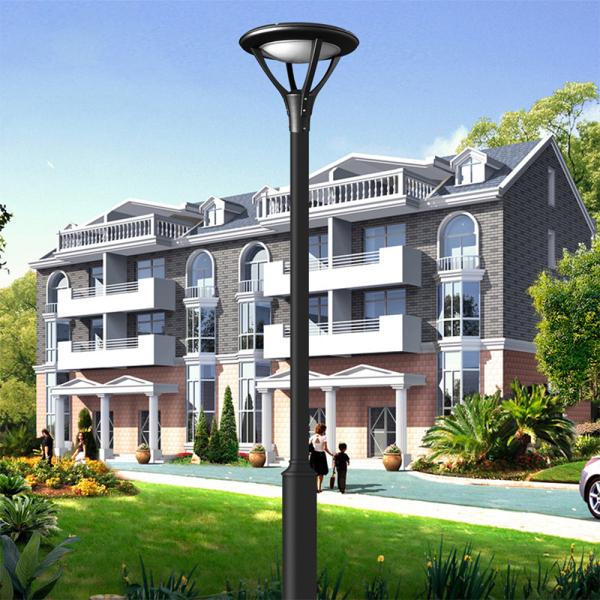 Led Outdoor Patio Garden Light Lantern Black UFO Shaped 30 Watt