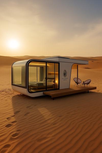 Durable Using Various Prefab Container House Tiny Portable Home Tiny Modular House Camping Hotel Space Capsule