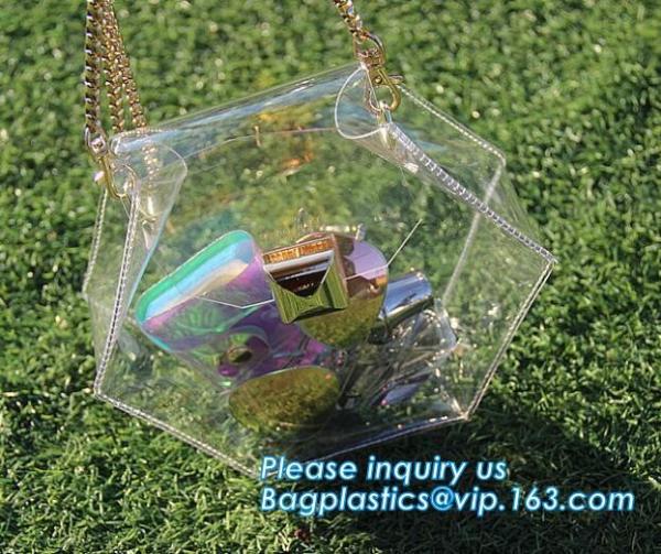 PVC Mesh Handbag Women Large Tote Hollow-out Shoulder Bag Summer Hot Beach Bag Cosmetic Travel Bags, pac, packs, wallet