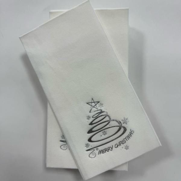 33*40cm Airlaid Paper Napkin Super Absorbent Hand Towel Printed Fold Bag Style