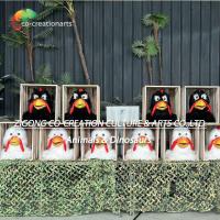 Piano animatrónico Pollo para granja Equipo interactivo de juegos de pollo para juegos al aire libre
