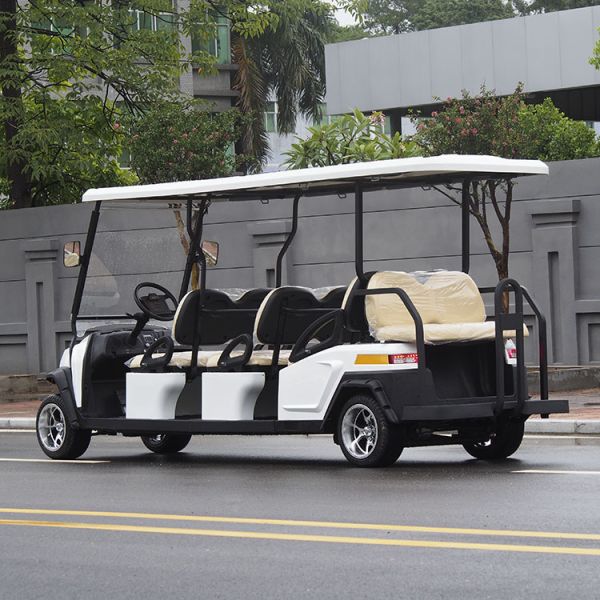 ISO Approved 48V Trojan Battery Electric Sightseeing Passenger Car with Curtis Controller for Energy-Efficient Operation in Outdoor Tourist Attractions