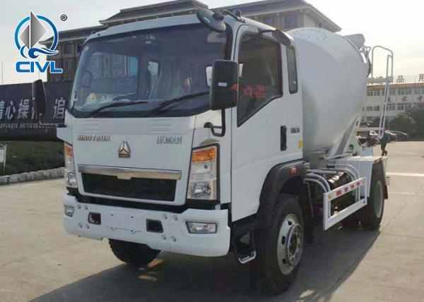 Howo 4X2 Light Cement Mixer Truck 5cbm Concrete Mixing Truck 130hp