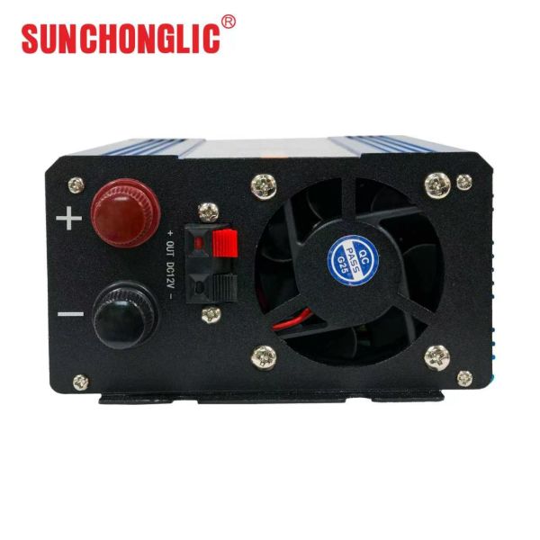 This 2000W MPPT solar charge inverter features a modified sine wave output and converts 12V DC to 220V AC power.