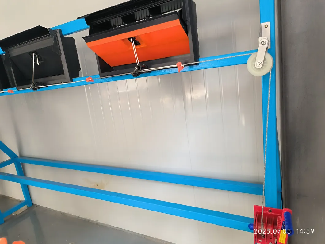 Poultry Farming Feeding System Plastic Precise Control Broiler Pan Feeding System