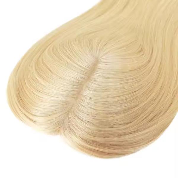 16 100% Chinese Cuticle Remy Hair Toupee for Women Hair Silk Top Hair Topper