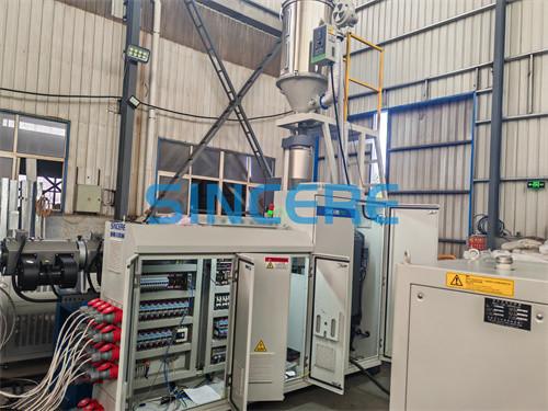 MPP PERT Plastic Pipe Extrusion Line 70-300kg/H PPR Pipe Extrusion Machine