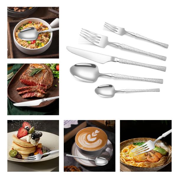 Нержавеющая сталь столовые приборы набор Маленький талия Модель молот Нержавеющая сталь Западные столовые приборы подарочная коробка 30 шт.