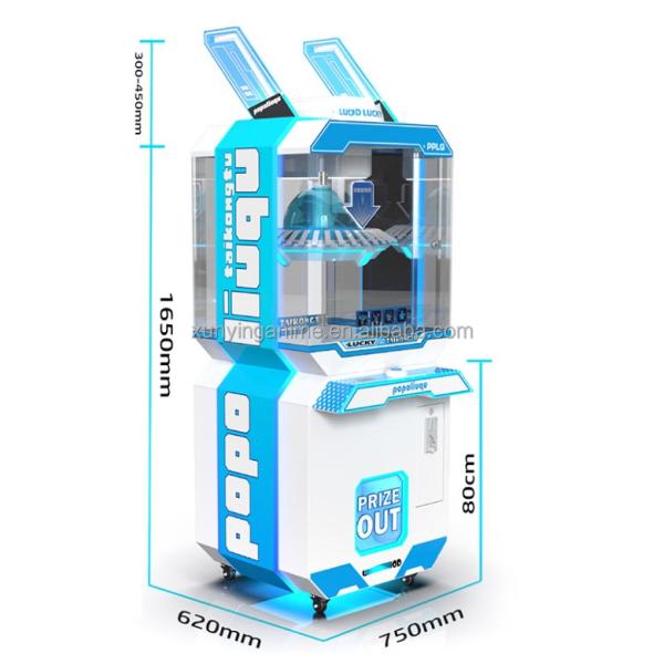 Lucky Push Electric Mini Crane Machine Hit Clip Prize Game Tabletop Claw Machine