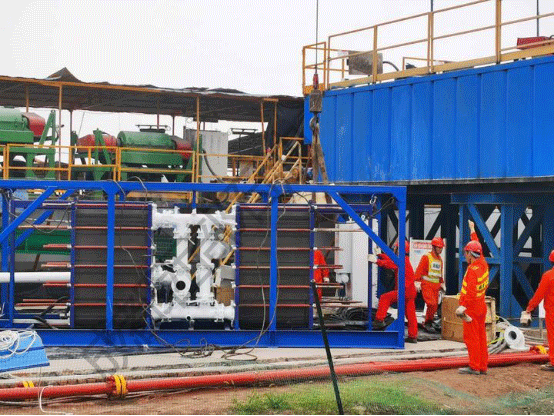 Drilling Oil Sludge Treatment System gh Temperature Seawater Mud Cooling System