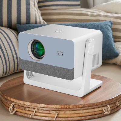 H5 White Full HD Home Cinema Projector Android TV Google Licensed 1080P Rotating 360°