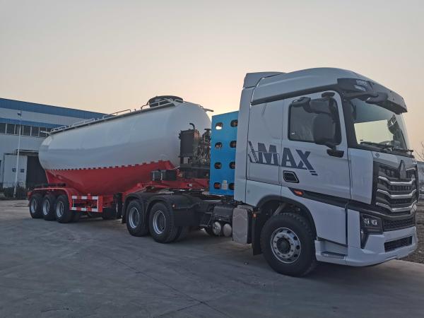 Bulk Cement Tanker Semi Trailer 10000 Gallon 40 Cbm Dry Cement Trailer