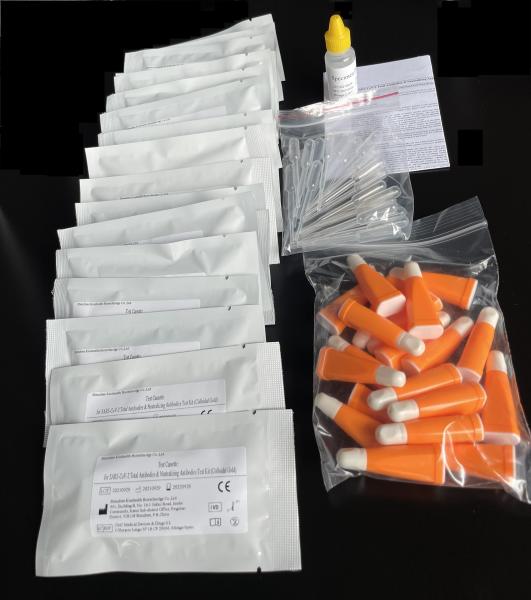 Covid 19 Colloidal Gold Neutralising Antibody Test Kit 15 Minutes Fast Detection