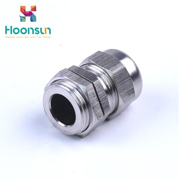 PG Thread SS304 Stainless Steel Cable Gland With NBR Hermetic Seal