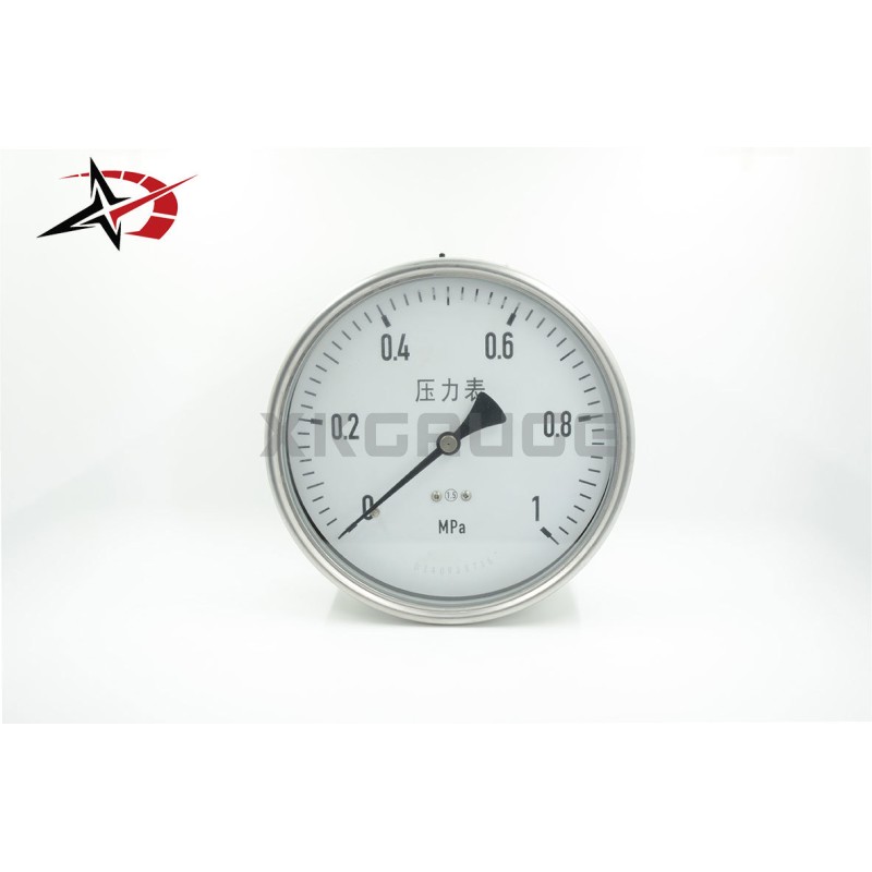 OEM ODM Stainless Steel Pressure Gauge 0–10 Bar Glycerin Filled Pressure Gauge