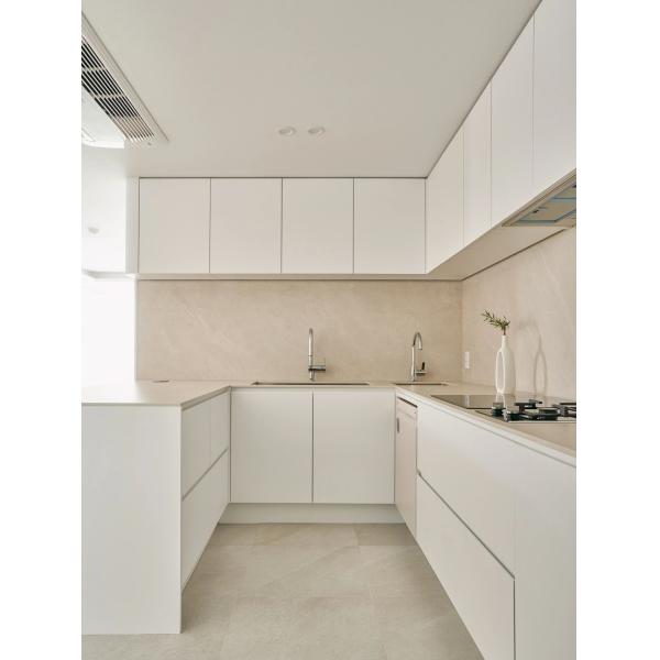 Laminate Kitchen Cabinet Sets With Clear Glass Door Panel Wall Cabinets