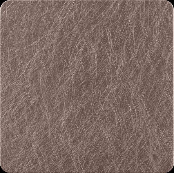 Plaque en acier inoxydable nano mat à motif aléatoire fait à la main