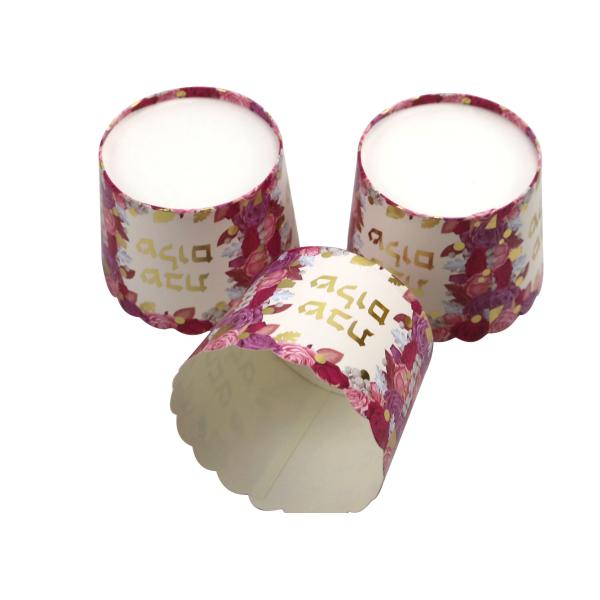 60*55mm 50*47mm Disposable Food Grade Cupcake Paper Cups
