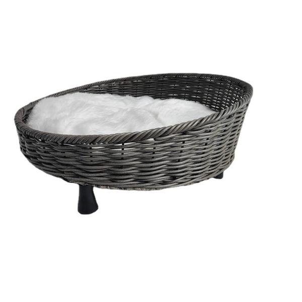 Morden Style Artificial Rattan Pet Furniture Fashion Indoor Pet Bed Dog Bed House Waterproof