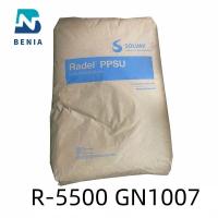 Opaco plástico de la ingeniería de la resina de Solvay PPSU Radel R-5500 GN1007 Polyphenylsulfone todo el color