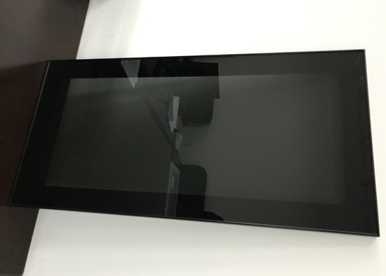 Customized Smoked Tempered Glass , Cupboard Glass With Pattern Smooth