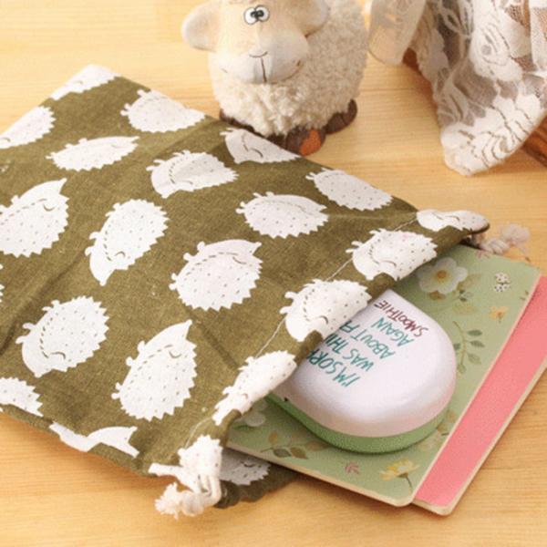 Сумка Синч Дравстринг холста, Ресиклабле СМ сумки 16×14 спортзала строки