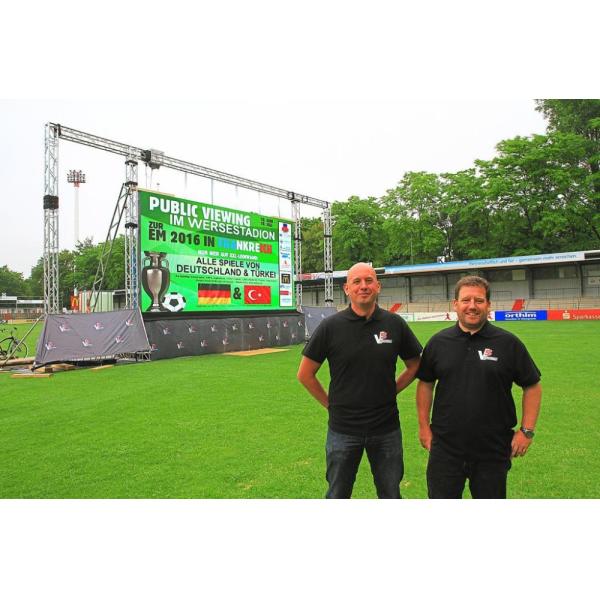 Easy Movable Outdoor Rental Led Display 3.9mm 4.8mm Backstage Led Screen