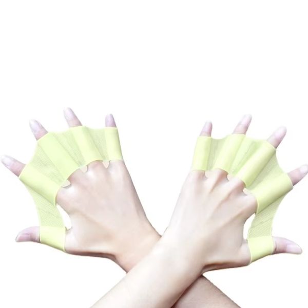 Silicone Swim Gloves Durable Swim Hand Fins for Swimming Training